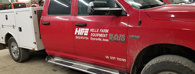 Helle Farm Equipment Truck